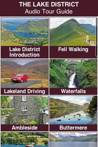Android application Lake District Audio Tour Guide screenshort