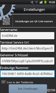 UniERM Mobiles Terminal Screenshots 3