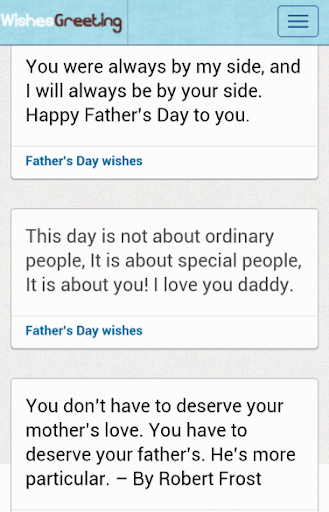 【免費娛樂App】Fathers Day Quotes-APP點子