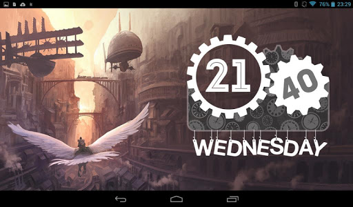 【免費個人化App】Steampunked Zooper Widget-APP點子