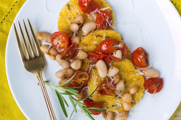 Grilled Polenta with White Beans