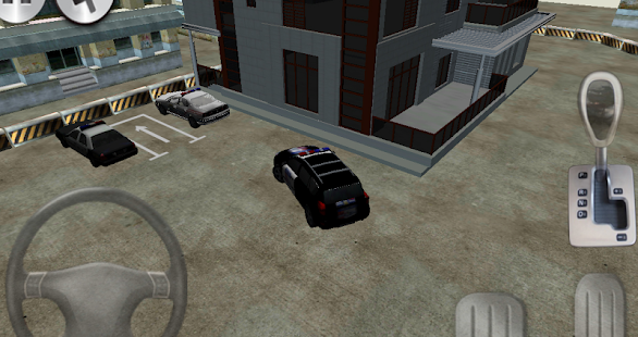 3D policejní parkoviště - náhled