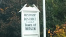 Historic District Marker Town of Berlin