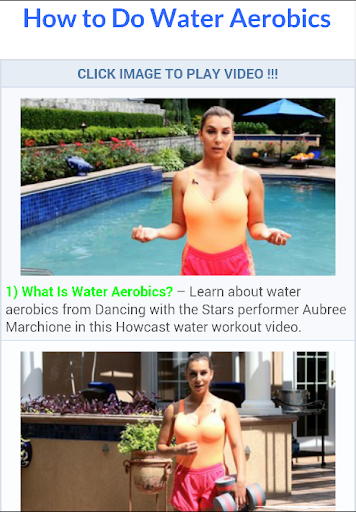 Water Aerobics Workout