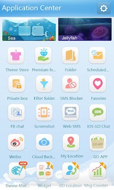 GO SMS Pro GO1.0 Themeのおすすめ画像4