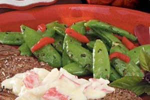 Basil Sugar Snap Peas