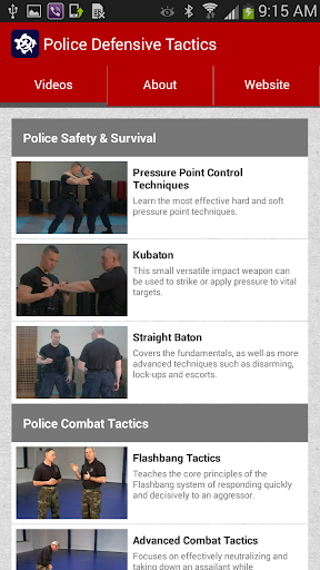 Police Defensive Tactics