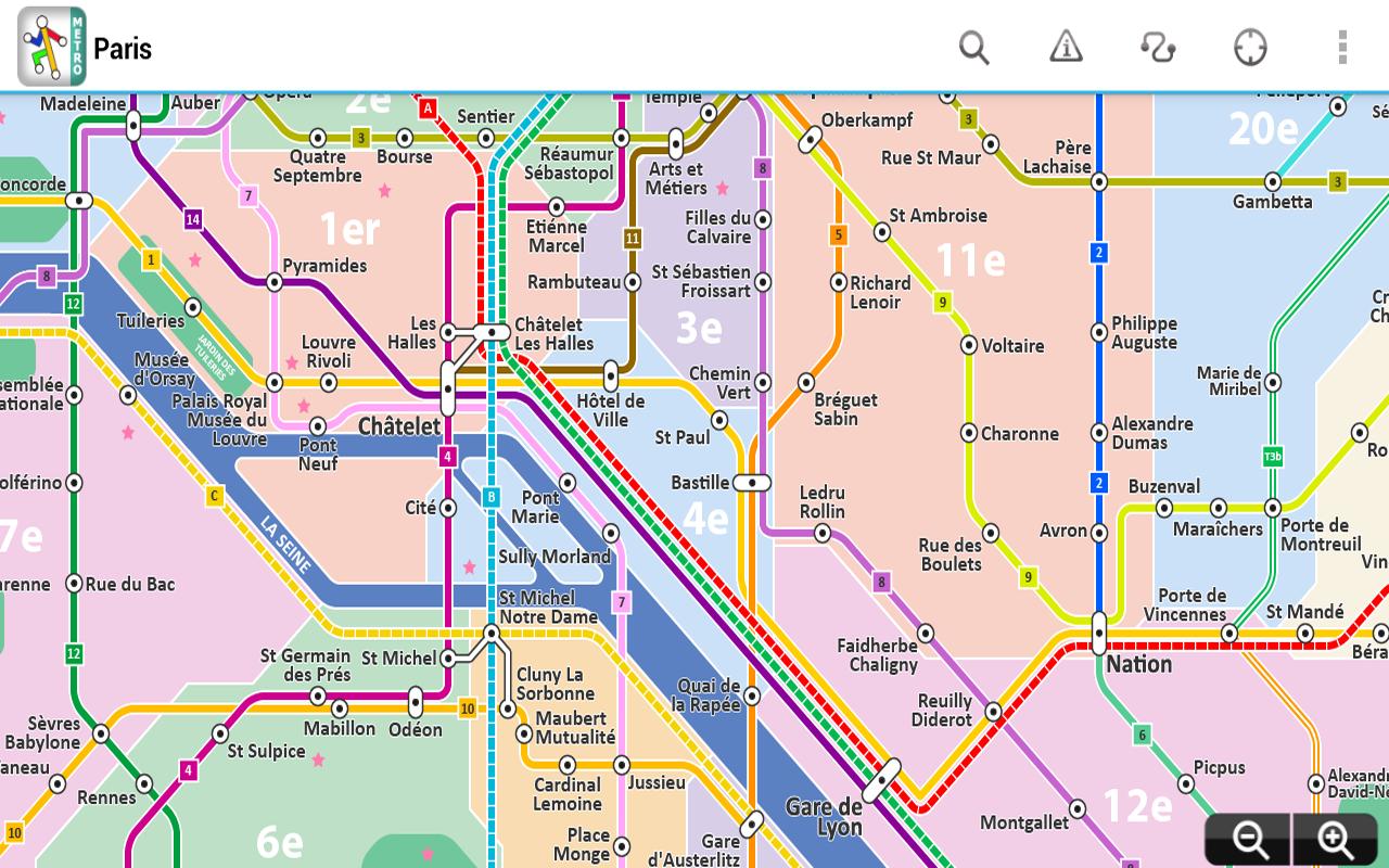 Plan Metro Paris Android | Subway Application