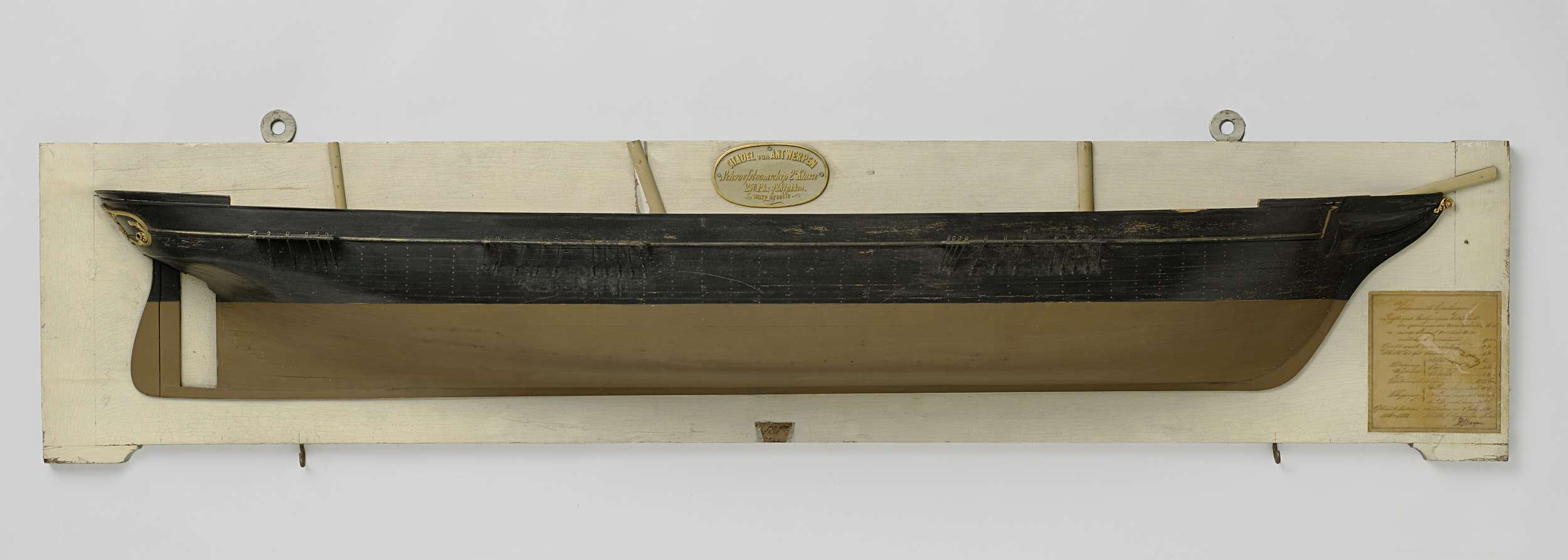 Half Model of a Screw Steamer