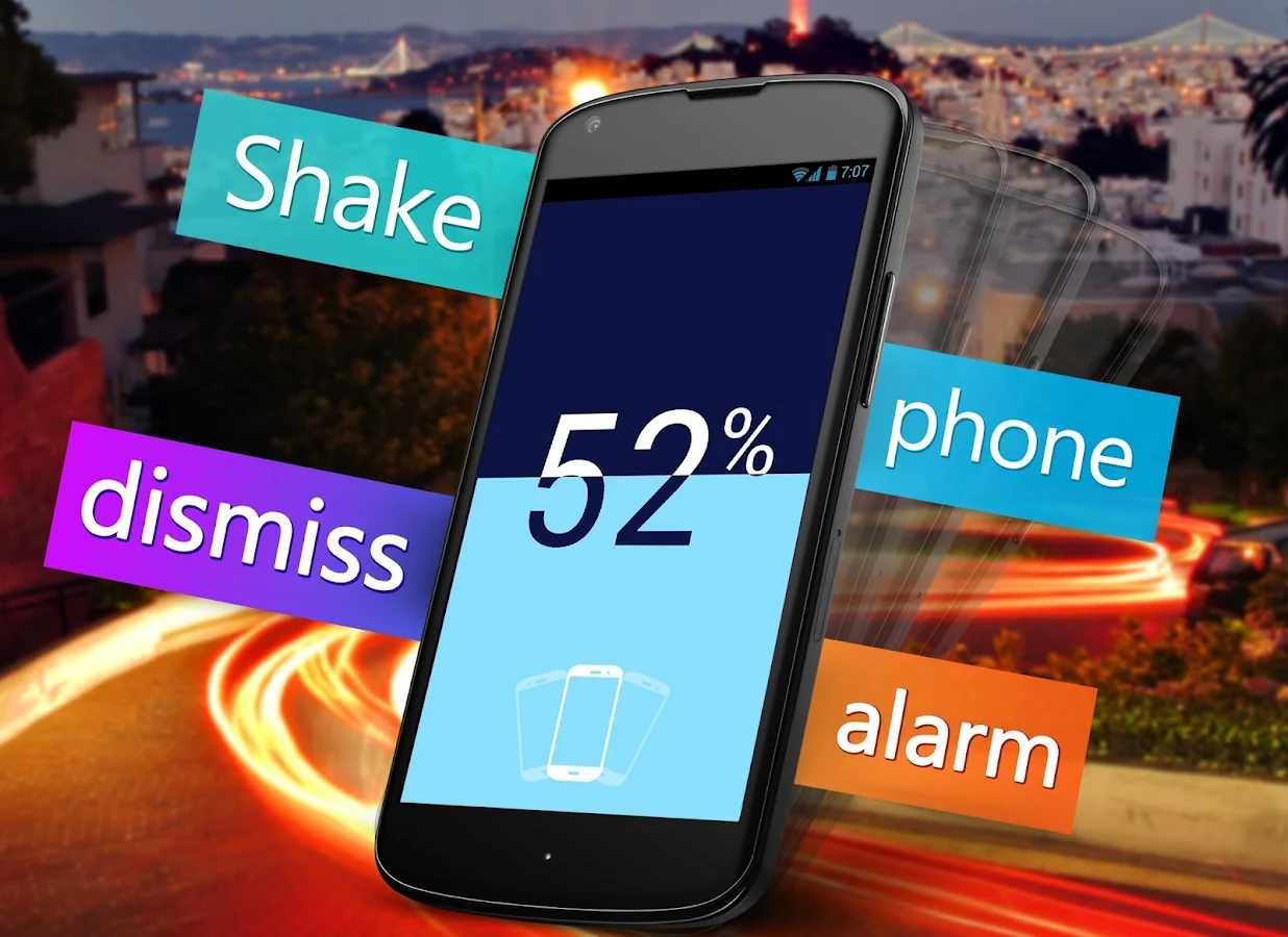 Neon Alarm Clock - screenshot