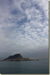 Gibraltar seen from ferry