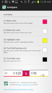 Lastest kompare unit price comparison APK for Android