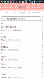 bebe_chick go sms theme Screenshots 2