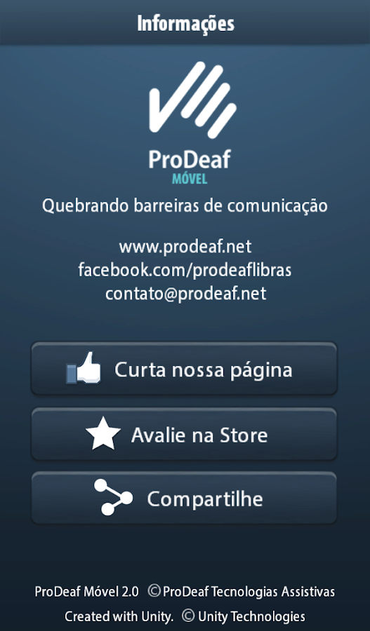 ProDeaf Tradutor para Libras - screenshot