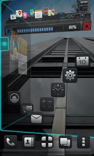 [Dark Next Launcher 3D Theme] Screenshot 1