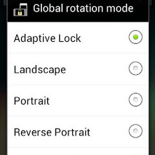 Rotation Lock Adaptive برنامج