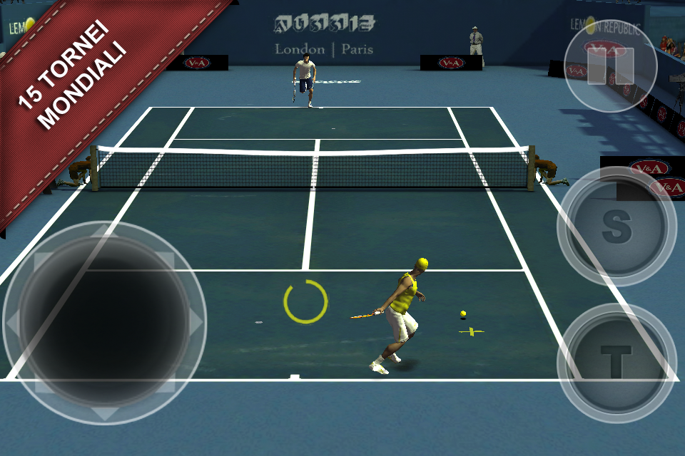 Android application Cross Court Tennis 2 screenshort