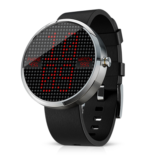 【免費個人化App】LED Dot Matrix HD Watch Face-APP點子