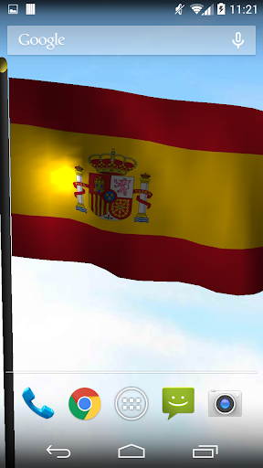 【免費個人化App】3D Spain Flag Live Wallpaper-APP點子