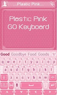 免費下載生產應用APP|Plastic Pink GO Keyboard Theme app開箱文|APP開箱王