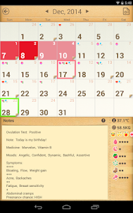 Period Calendar / Tracker - screenshot thumbnail
