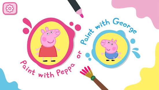  Peppa Pig (페퍼 피그): Paintbox- 스크린샷 미리보기 이미지  