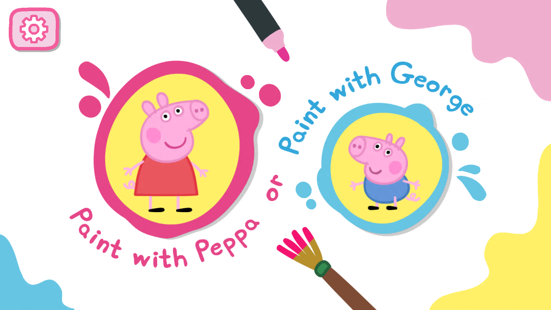   Peppa Pig (페퍼 피그): Paintbox- 스크린샷 