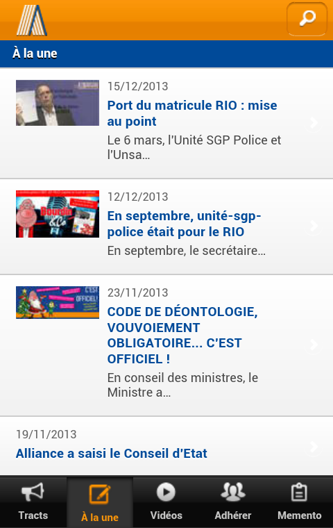 Alliance syndicat police Screen 2
