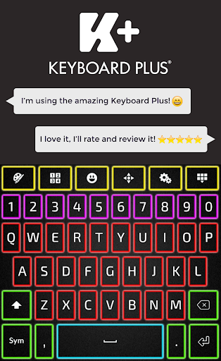 Neon Colors Keyboard