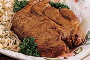 Chuck Roast with Homemade Noodles