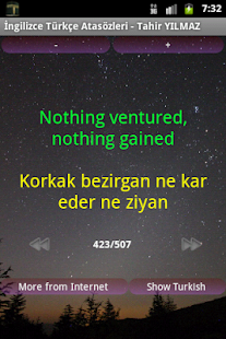 Free Download İngilizce Türkçe Atasözleri APK