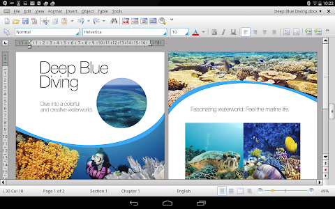 Screenshot Office HD: TextMaker FULL v2.0 build 16