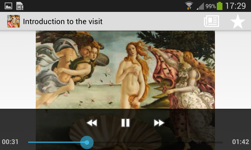 Galleria degli Uffizi English Screen 2