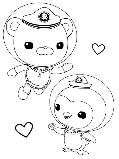 Octonauts Cartoon Coloring