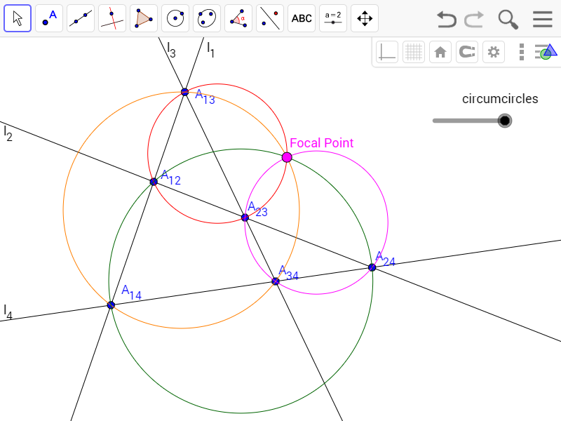   GeoGebra: captura de pantalla 