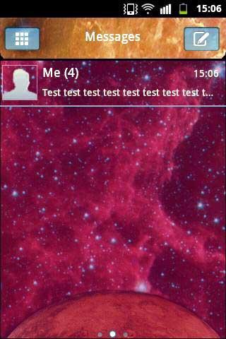 GO SMS PRO Theme Galaxy Buy