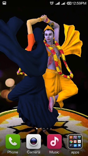 Radha Krishna 3D LiveWallpaper