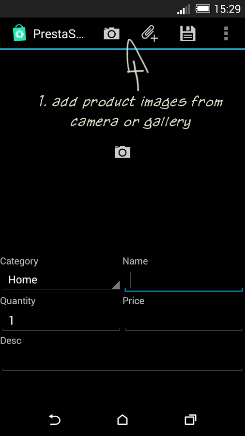 PrestaShop Starter Screen 2
