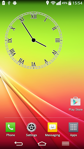 Transparent Analog Clock