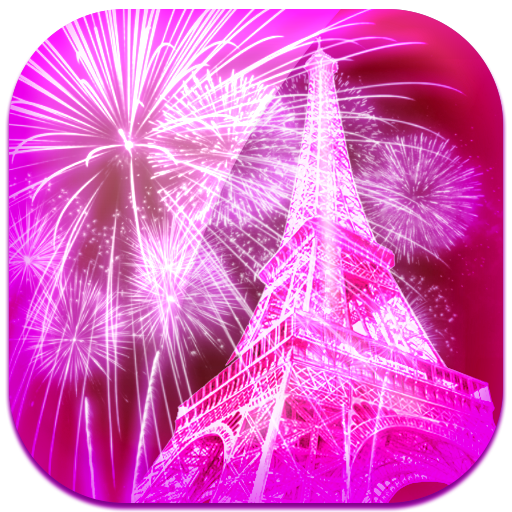 Paris Neon Keyboard LOGO-APP點子