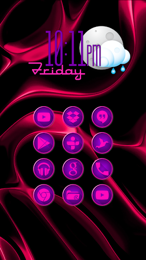 【免費個人化App】Andromeda Purple/Pink Icons-APP點子