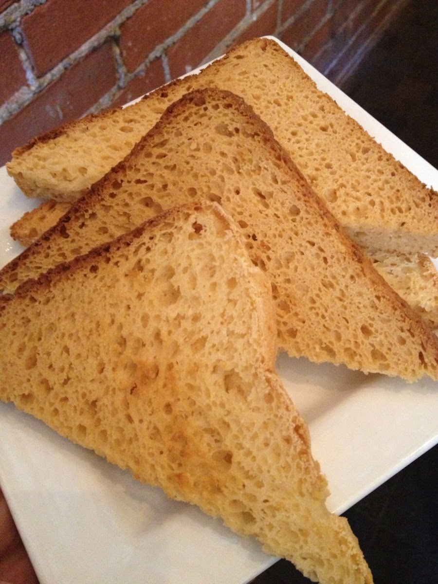 Homemade GF bread Photo from Bricks Eats & Drinks