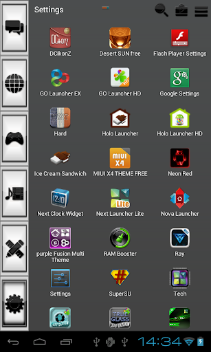 【免費個人化App】Smart Launcher GSLTHEME 黑色-APP點子