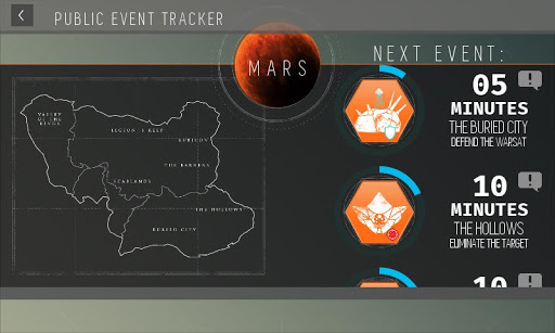 Destiny Public Event Tracker