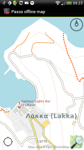 Paxos offline map