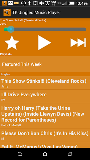 TK Jingles Music Player