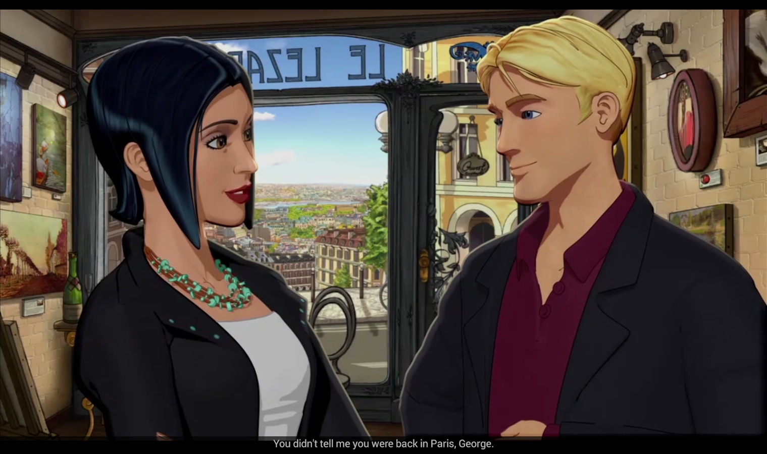 Broken Sword: La maldición de la serpiente - pantalla