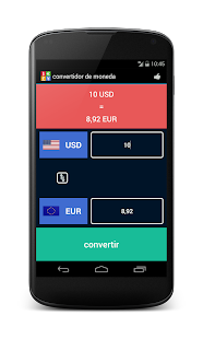 convertidor de moneda Screen 2