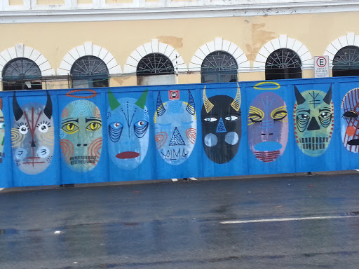 Mural Das Máscaras