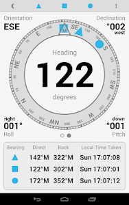 Screenshot Field Compass Plus v1.0.7
